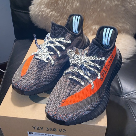 BNIB Yeezy Adidas Boost 350 V2 Beluga Reflective Sz 6M - Picture 7 of 7